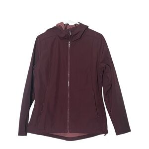 Avalanche Women's Deep Burgundy dark purple full‎ zip Ski outdoor Jacket coat